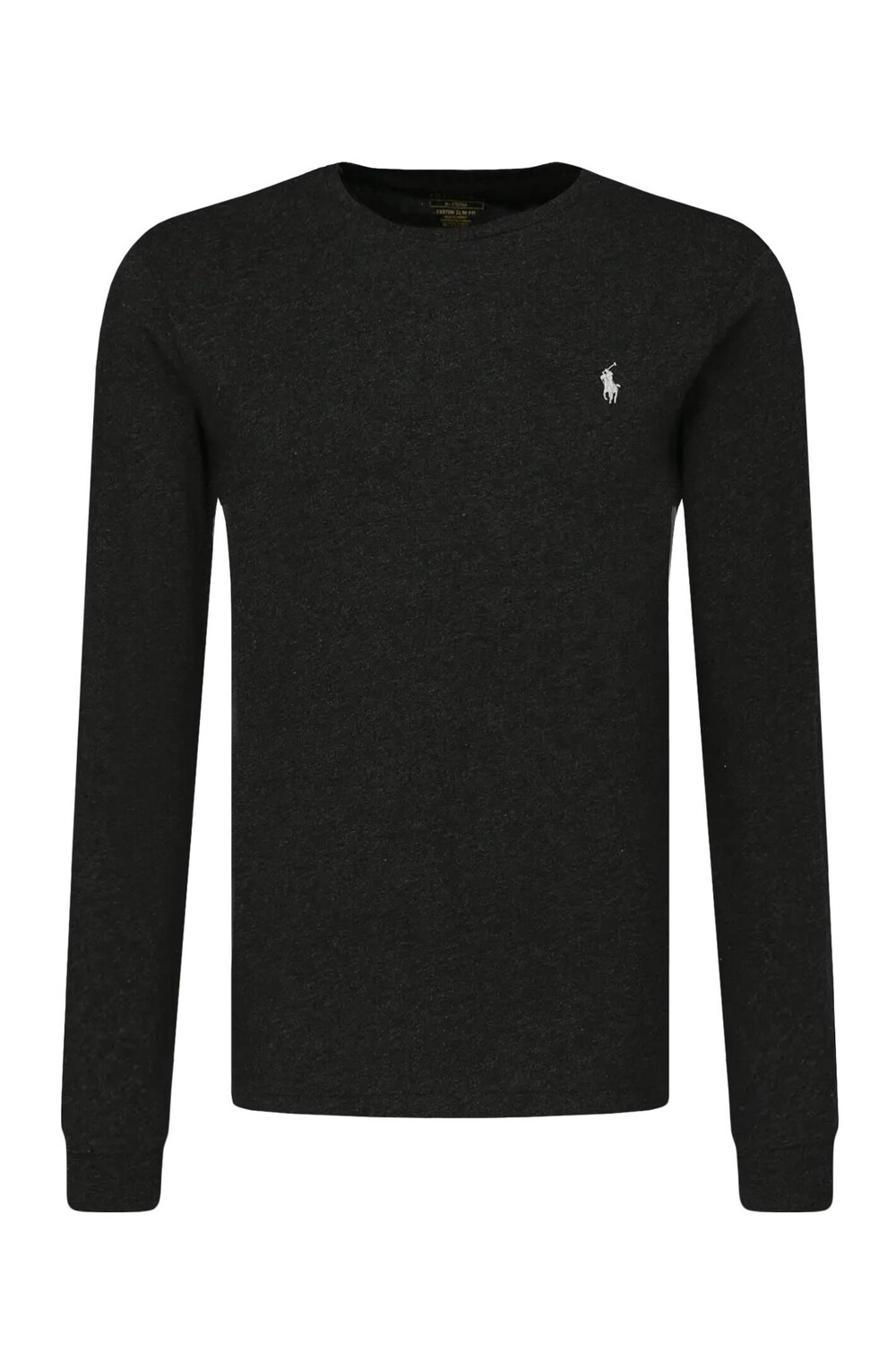 

Лонгслив POLO RALPH LAUREN custom slim fit, черный
