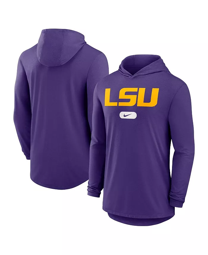 

Мужская фиолетовая легкая толстовка с длинными рукавами LSU Tigers Performance T-Shirt Nike