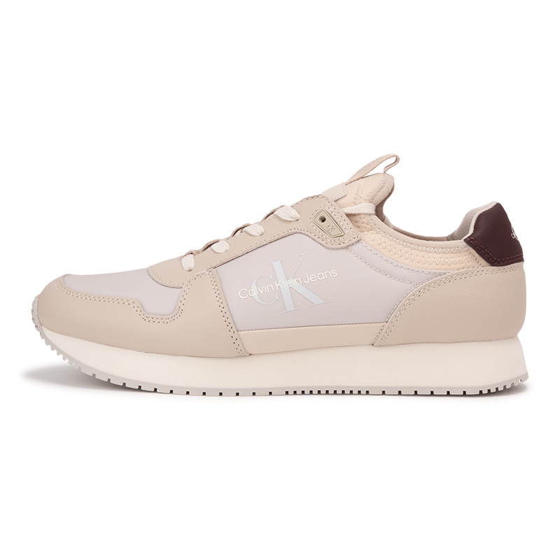 

Низкие повседневные туфли мужского цвета яичной скорлупы CKJ CALVIN KLEIN JEANS, 0Hr-Eggshell