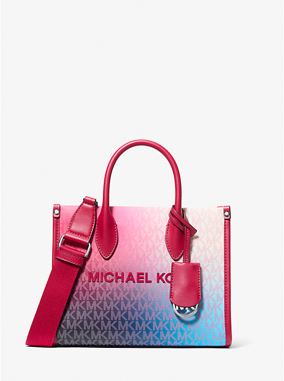 

Маленькая сумка через плечо Mirella с фирменным логотипом и омбре Michael Kors, мультиколор