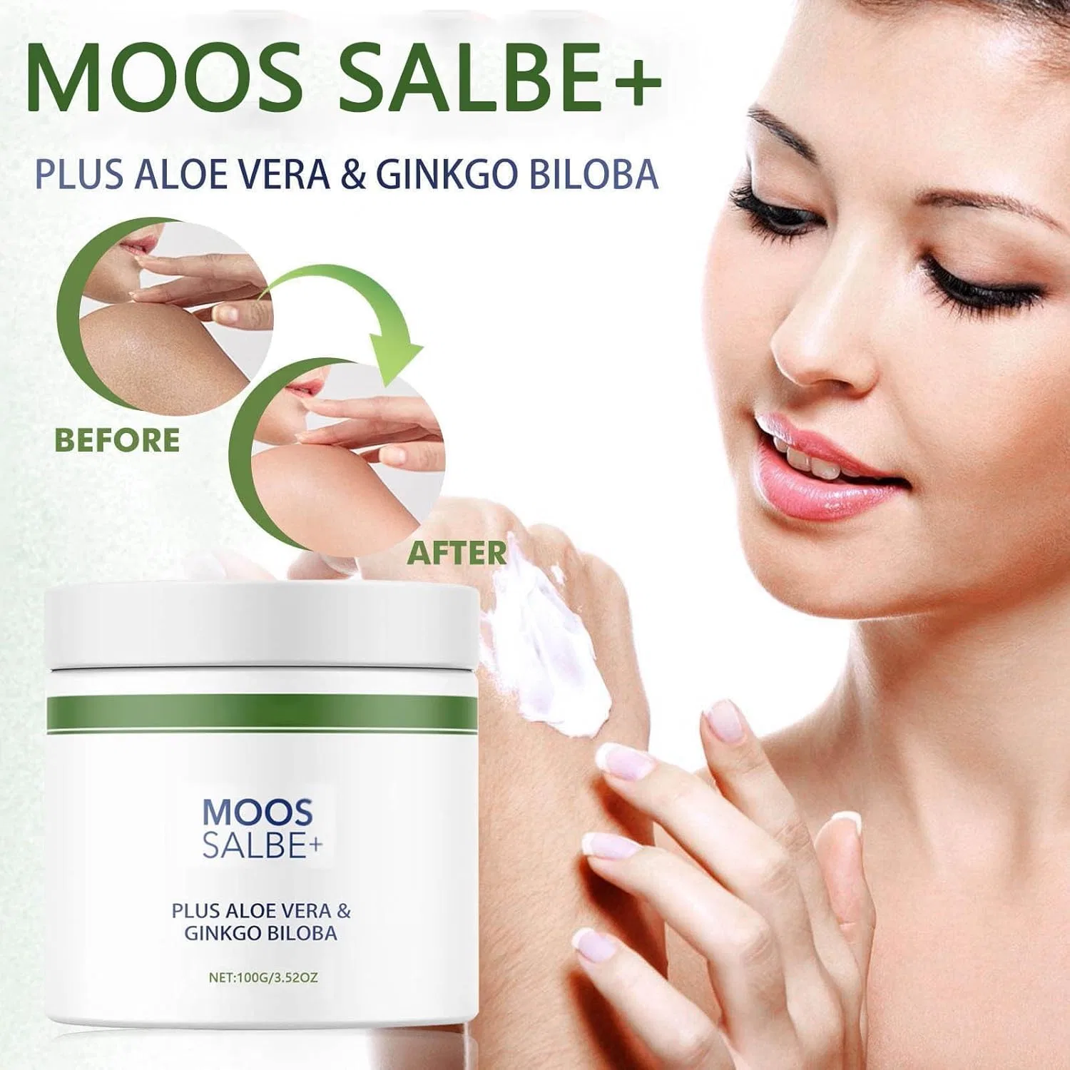 Крем для лица — Против морщин с экстрактом мха «Moss Ointment Plus» Generisch — фото 2