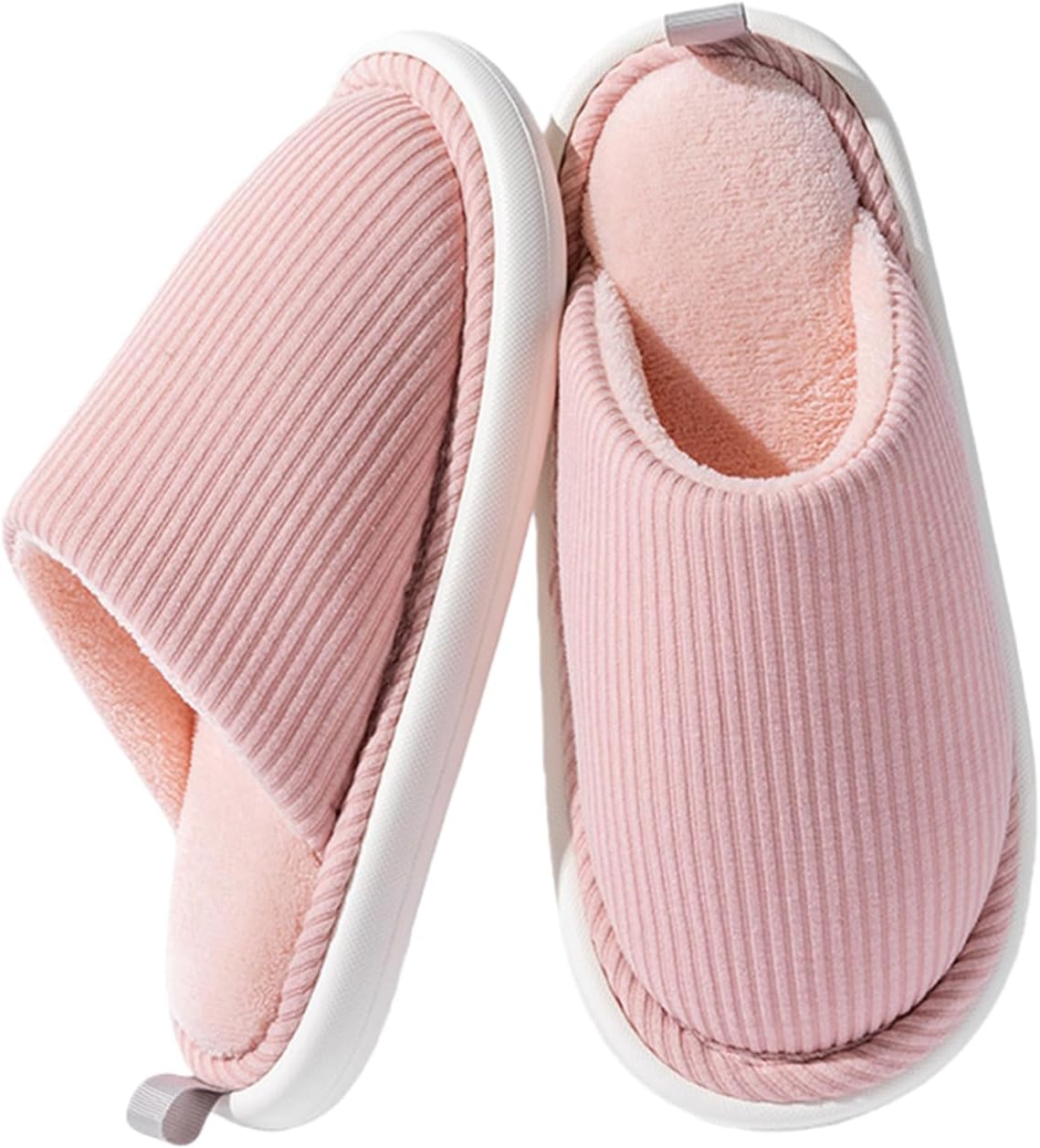 

Тапочки, мягкие тапочки-ботиночки для женщин и мужчин, противоскользящие, уютные, плюшевые, для дома и улицы, теплые тапочки Generic, розовый