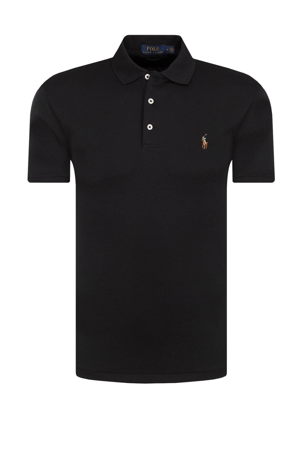 

Поло POLO RALPH LAUREN slim fit, черный
