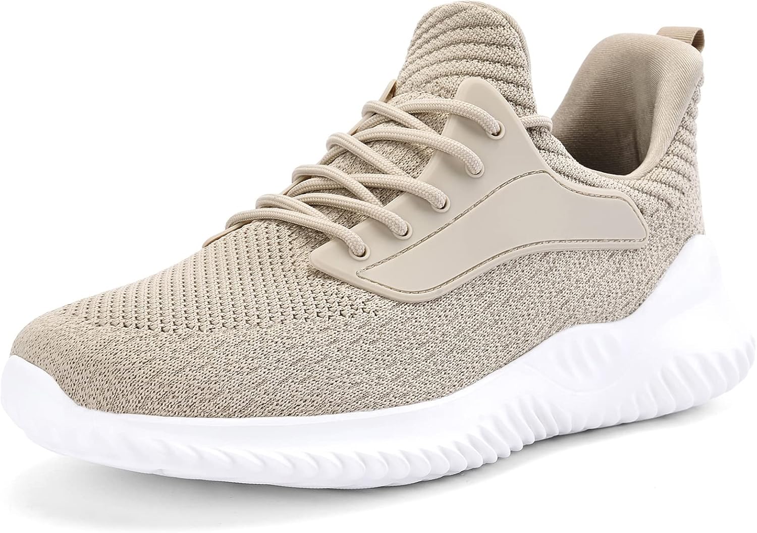 

Кроссовки Akk для мужчин - обувь для ходьбы с амортизирующей подошвой из мемори-пены, беговые и теннисные кроссовки для тренировок, занятий спортом, джоггинга, как для улицы, так и для зала, легкие, дышащие повседневные кроссовки, бежевый