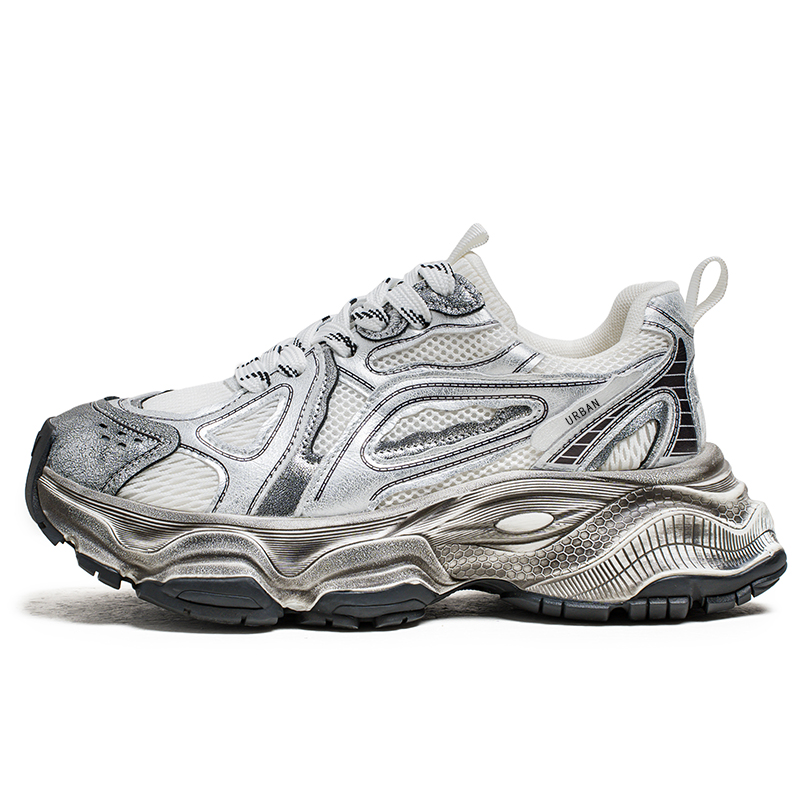 

Низкие, износостойкие, нескользящие, массивные, мужские кроссовки URBAN AUTHENTIC, White