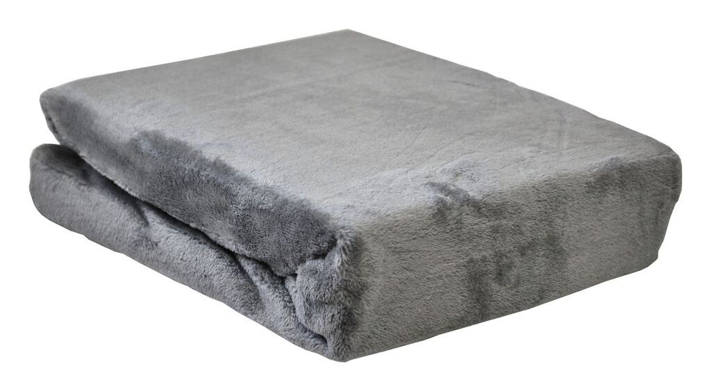 

Флисовая зимняя простыня Teddy 180-200x200см Cashmere Touch Nicky Plush Chinchilla Offwhite Grey Anthracite, Цвет:Серый Pötter Heimtextilien