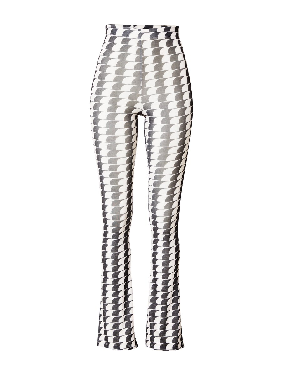 

Расклешенные брюки Nasty Gal, Black/White