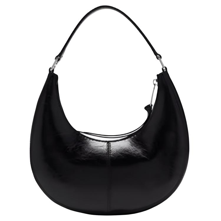 

MARC JACOBS Кожаная сумка-полумесяц через плечо женская маленькая черная