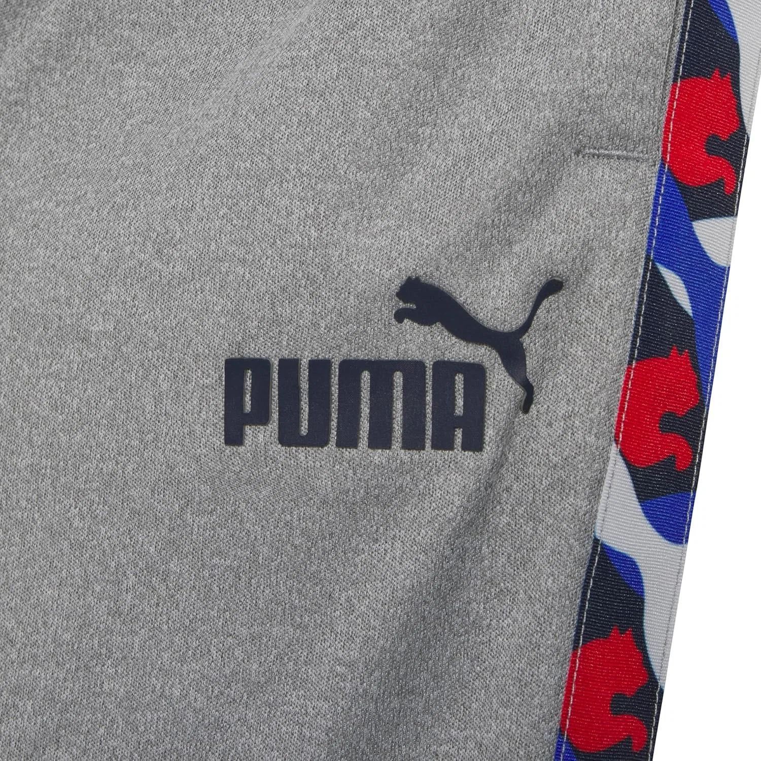 Детские спортивные шорты Puma Essential, с логотипом и принтом, эластичный пояс, Grey/Grey — фото 4