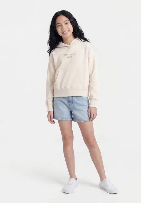 Худи с логотипом essential Abercrombie & Fitch, Oatmeal Heather