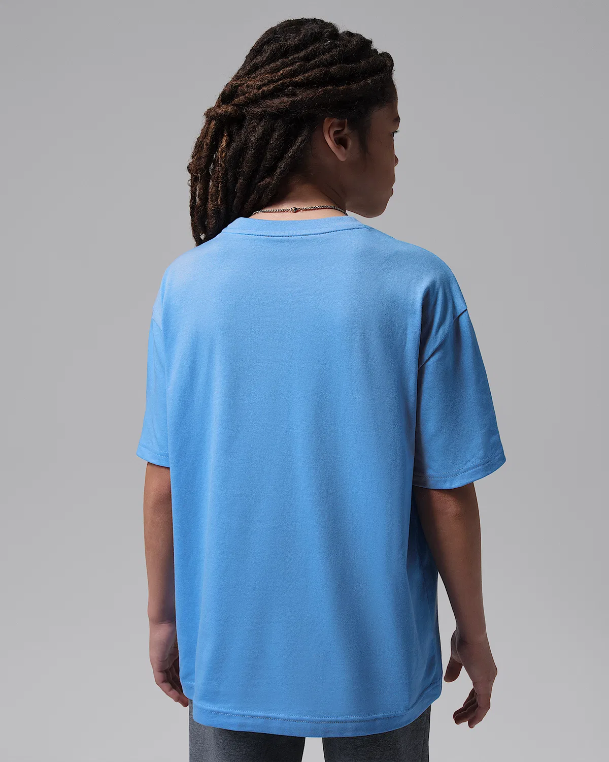 Детская футболка AJ11 University Blue Retro GOAT T-Shirt Jordan, University Blue — фото 2