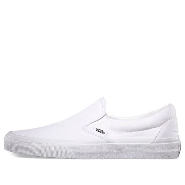 

Кроссовки classic slip-on 'white canvas' Vans, белый