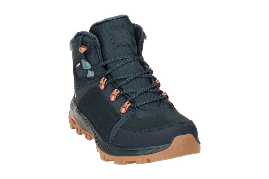 Ботинки Salomon Outchill Thinsulate синие водонепроницаемые женские 473773 — фото 3