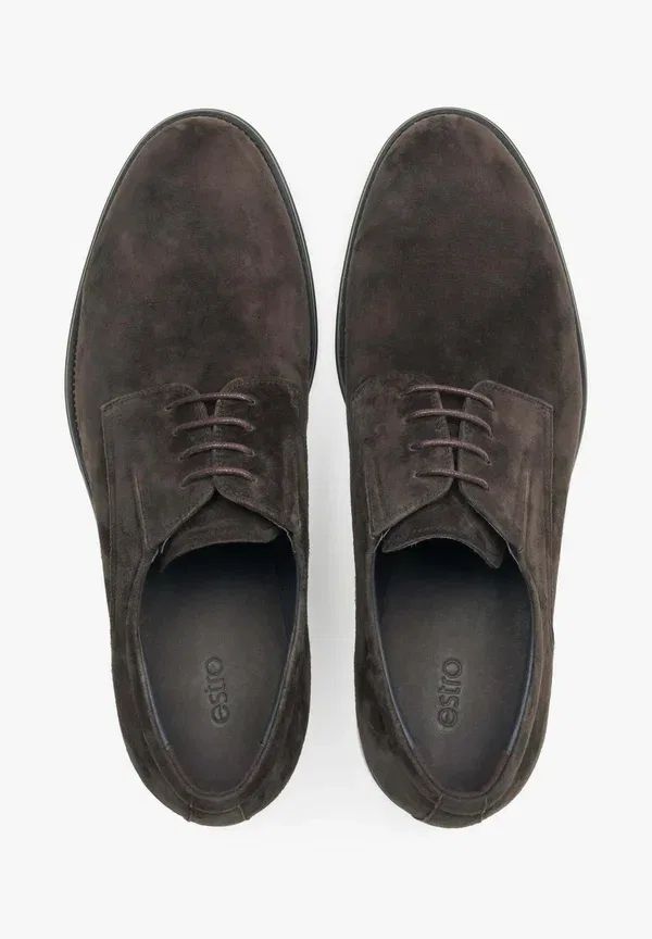 Полуботинки мужские дерби er00119071 40 lace ups Estro, темно-коричневый — фото 3