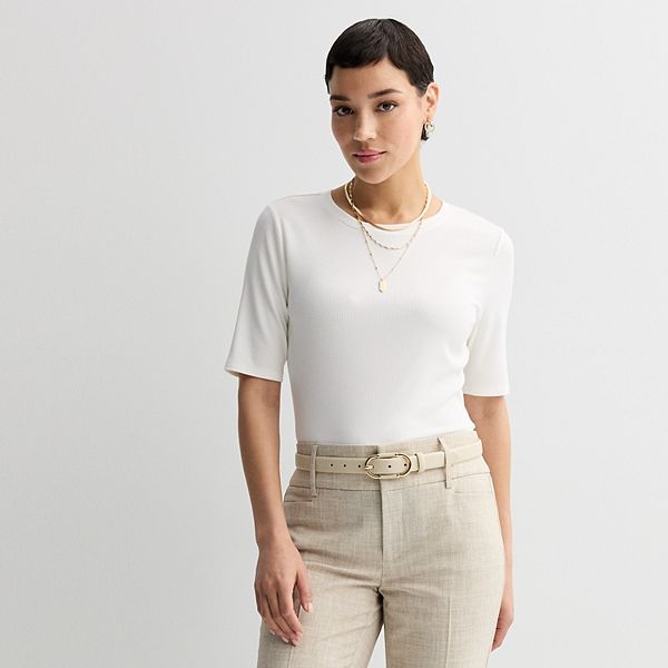 

Женская футболка с длинным рукавом Nine West, White Knight