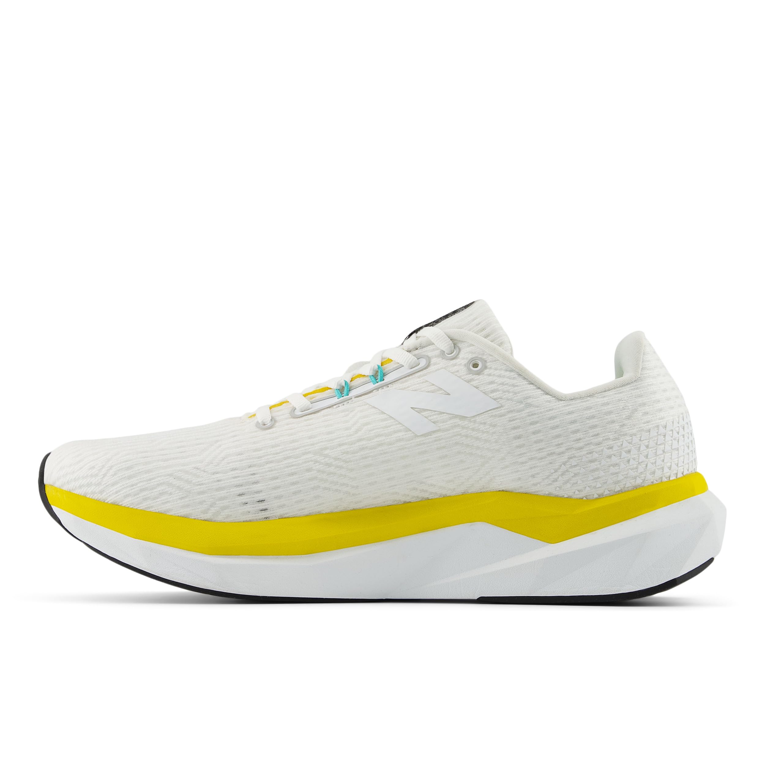 Кроссовки New Balance Fuelcell Propel V5, White/Ginger Lemon — фото 4