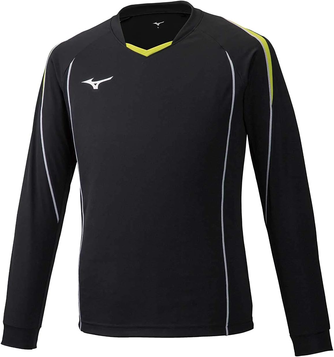 

Волейбольная толстовка Mizuno V2MA9097, игровая толстовка (с длинным рукавом), с длинным рукавом, черный/салатовый
