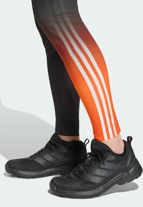 Футболка базовая Terrex xperior cross country race base layer Adidas Sportswear, полуоранжевый черный серый — фото 4