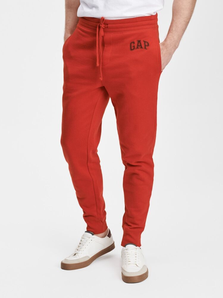 

Спортивные брюки на флисовой подкладке Gap, красный