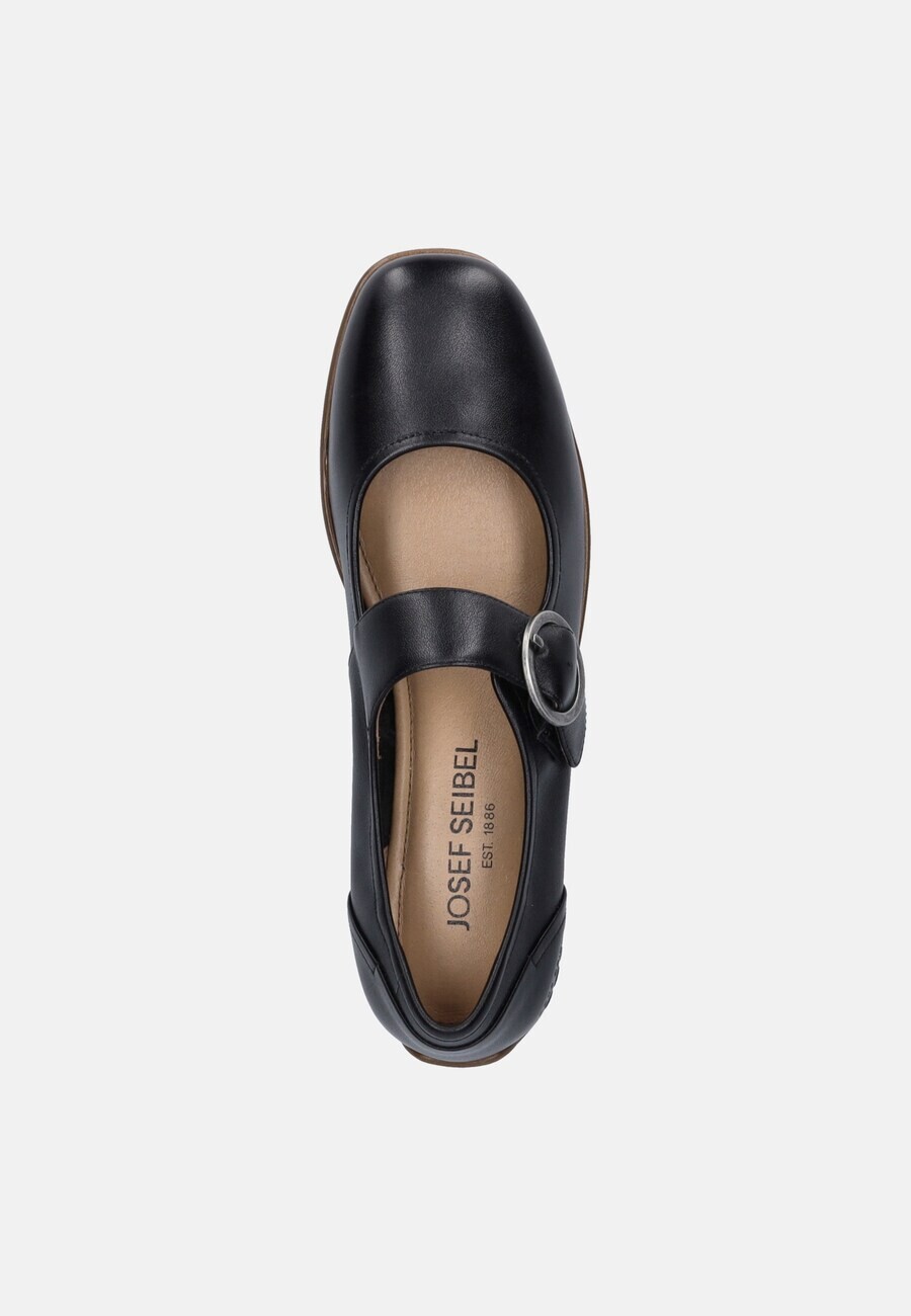 Балетки JOSEF SEIBEL Ballet Flats with Strap, черный — фото 2