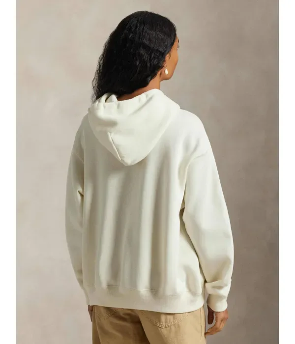 Толстовка loose fit Polo Ralph Lauren, кремовый — фото 3