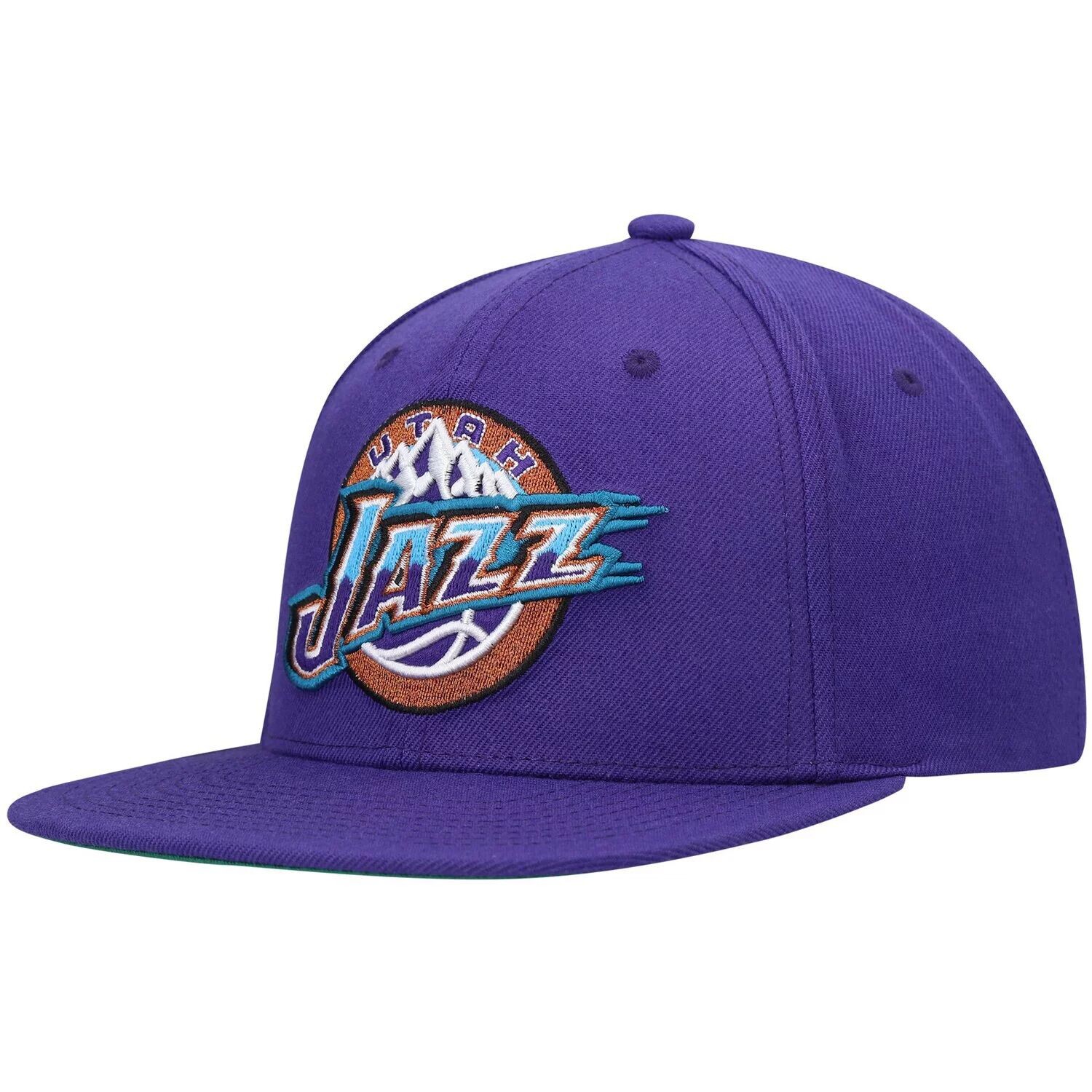 

Мужская кепка Mitchell & Ness Purple Utah Jazz Hardwood Classics Team Ground 2.0 Snapback