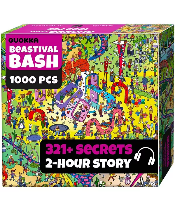 

Пазл для взрослых из 1000 деталей со скрытыми секретами и аудиорассказом Quokka, beastival