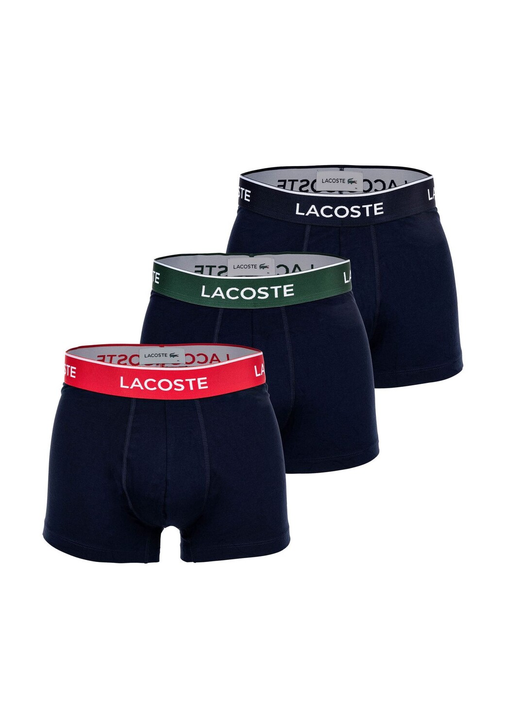 

Шорты/брюки в стиле ретро, ​​набор из 3 базовых вещей LACOSTE, цвет Navy Blue Green Red Navy Blue
