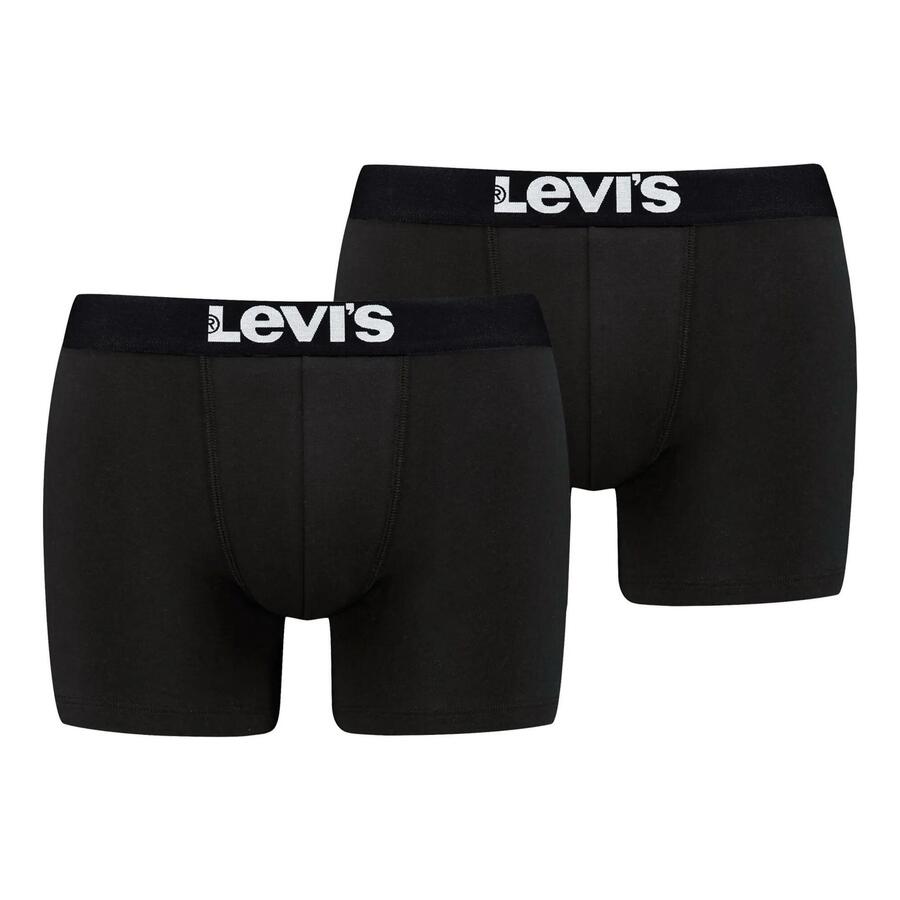 

LEVI'S Мужские однотонные базовые боксеры Levis, упаковка из 2 пар - 905001