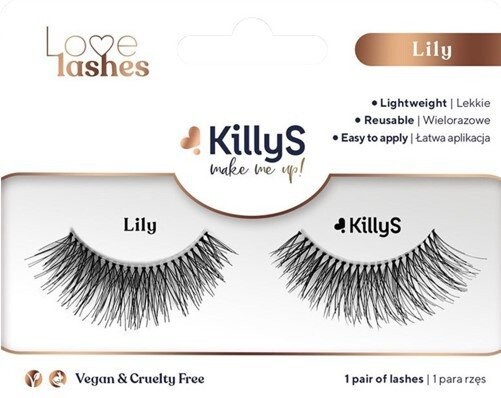 

Интер-Вион, Love Lashes, Накладные ресницы на полоске, Лилия, Inter-vion