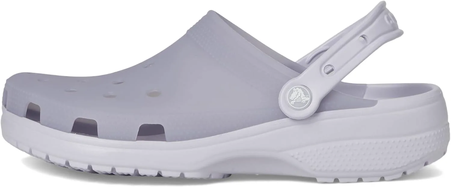 Классические матовые сабо Crocs, фиолетовый — фото 4