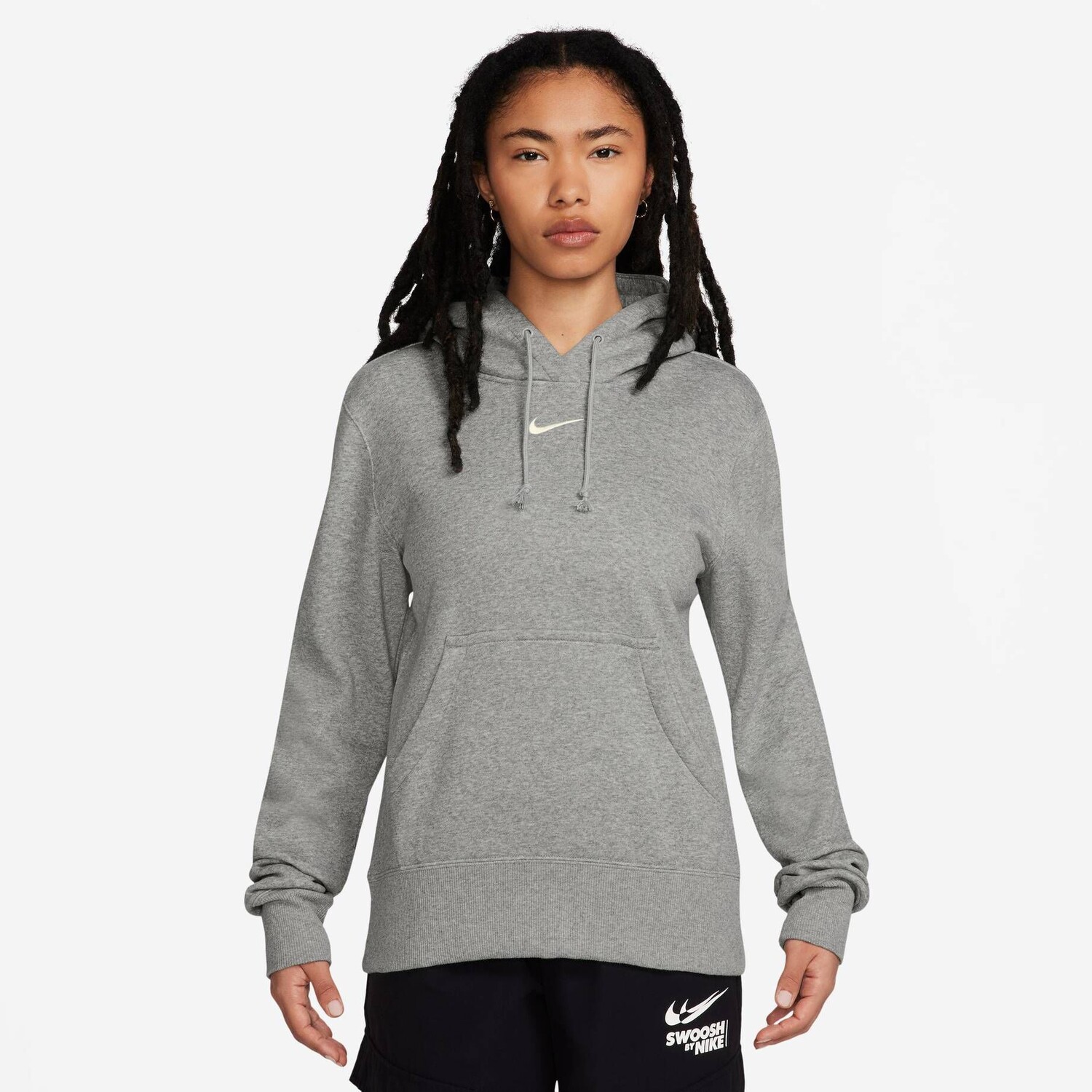 

Толстовка феникс из флиса Nike Sportswear, серый