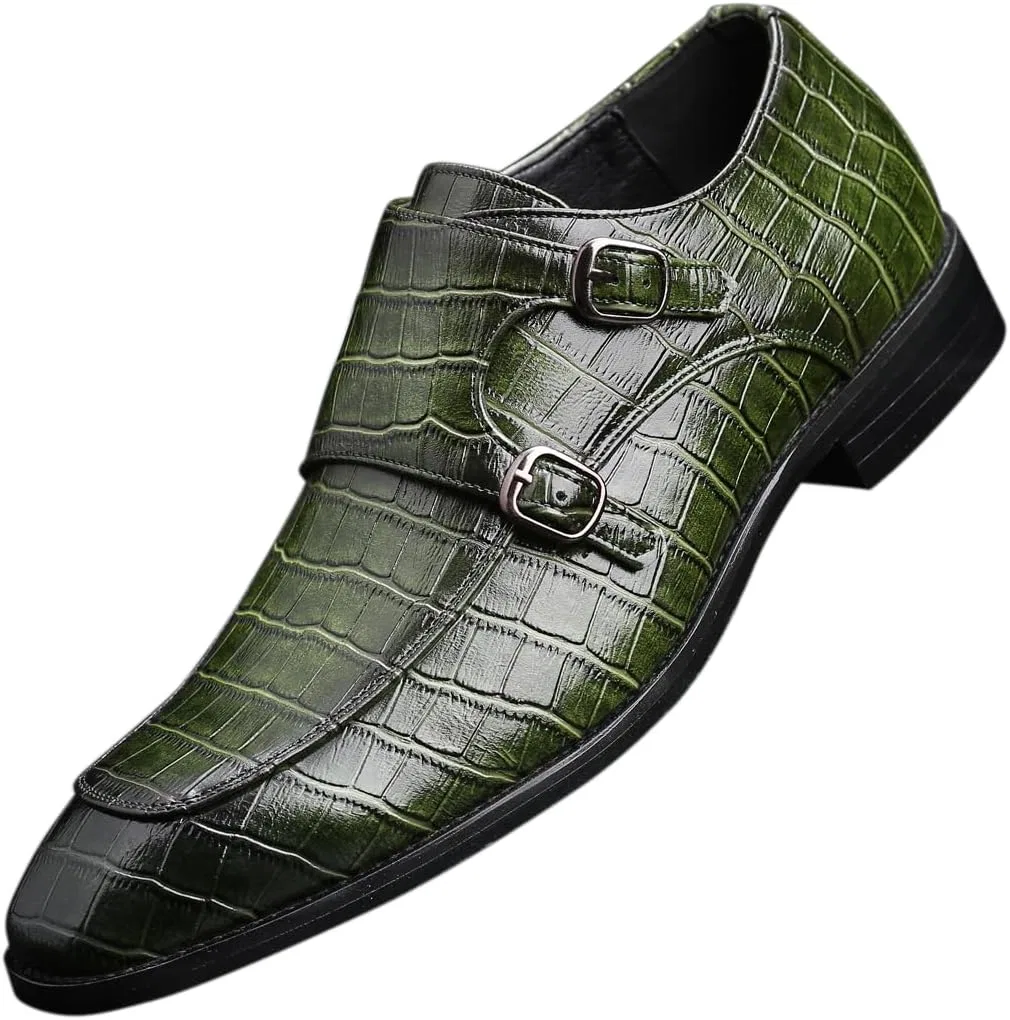 Лоферы кожаные, Men's, Green Zentavi