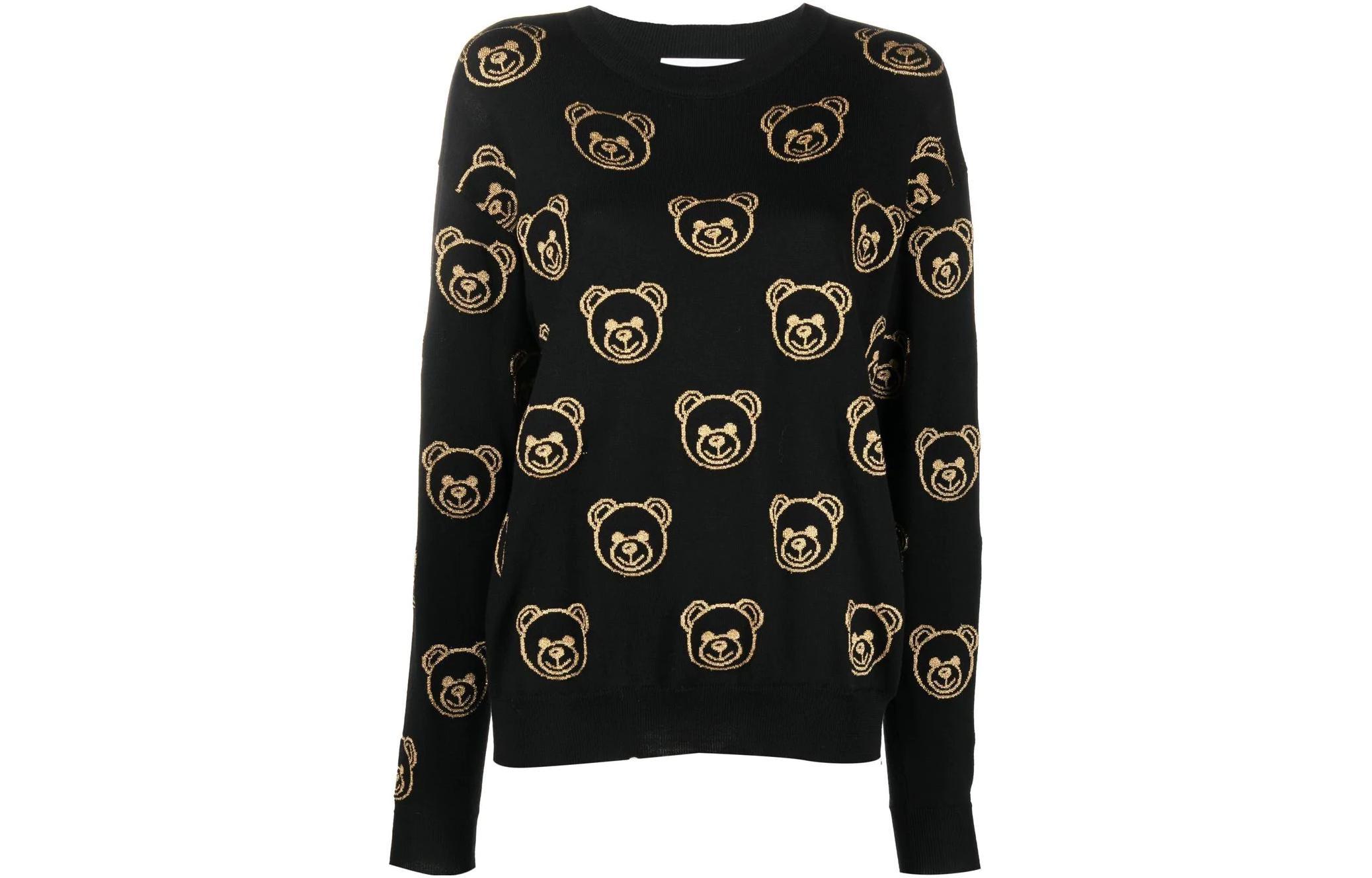 

MOSCHINO Свитер FW22 женский черный