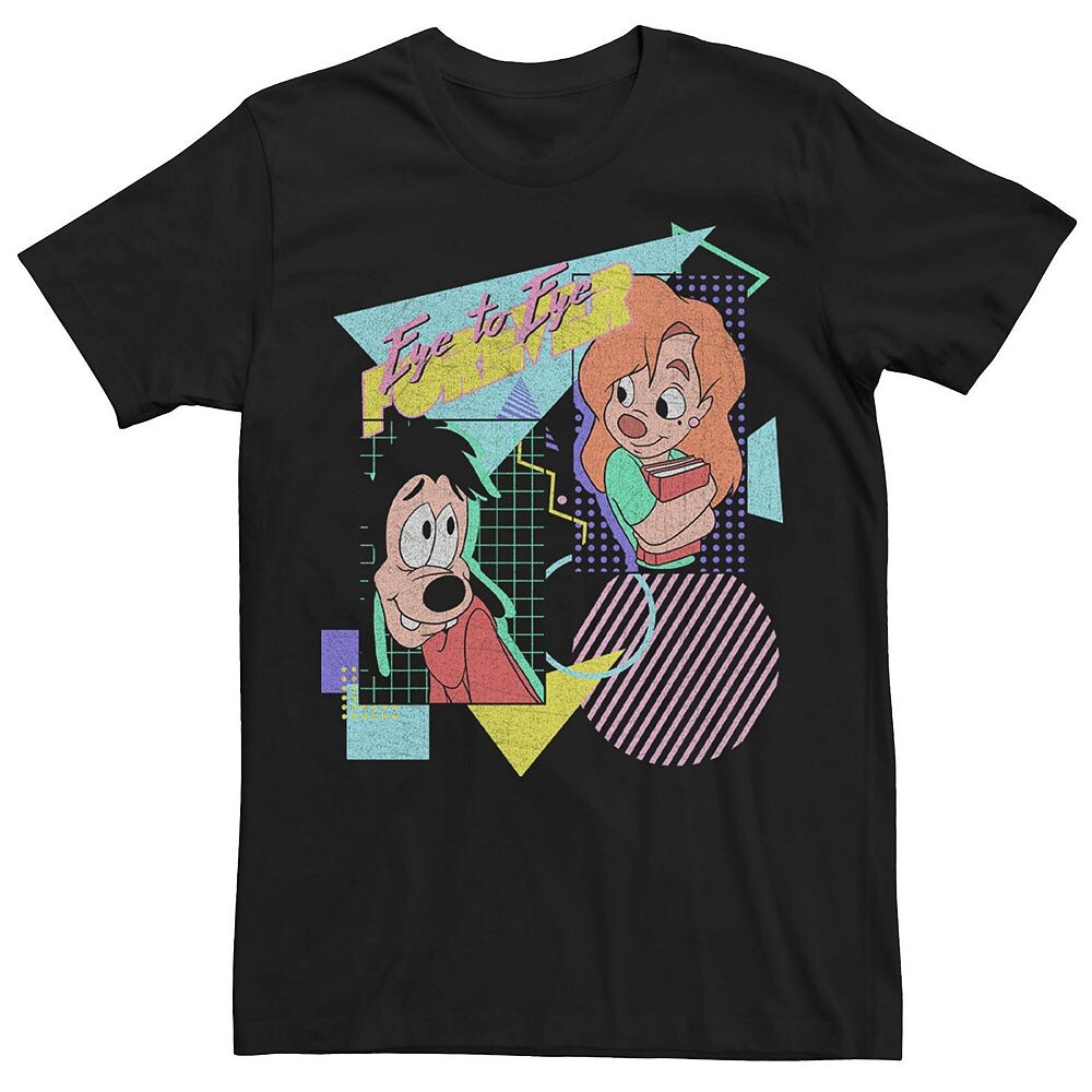 

Мужская футболка Disney's A Goofy Movie Max And Roxanne Forever Licensed Character, черный