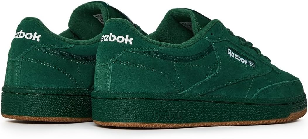 Кроссовки Reebok Unisex Club C 85, Drkgrn Ftwwht Rbkle3 — фото 4