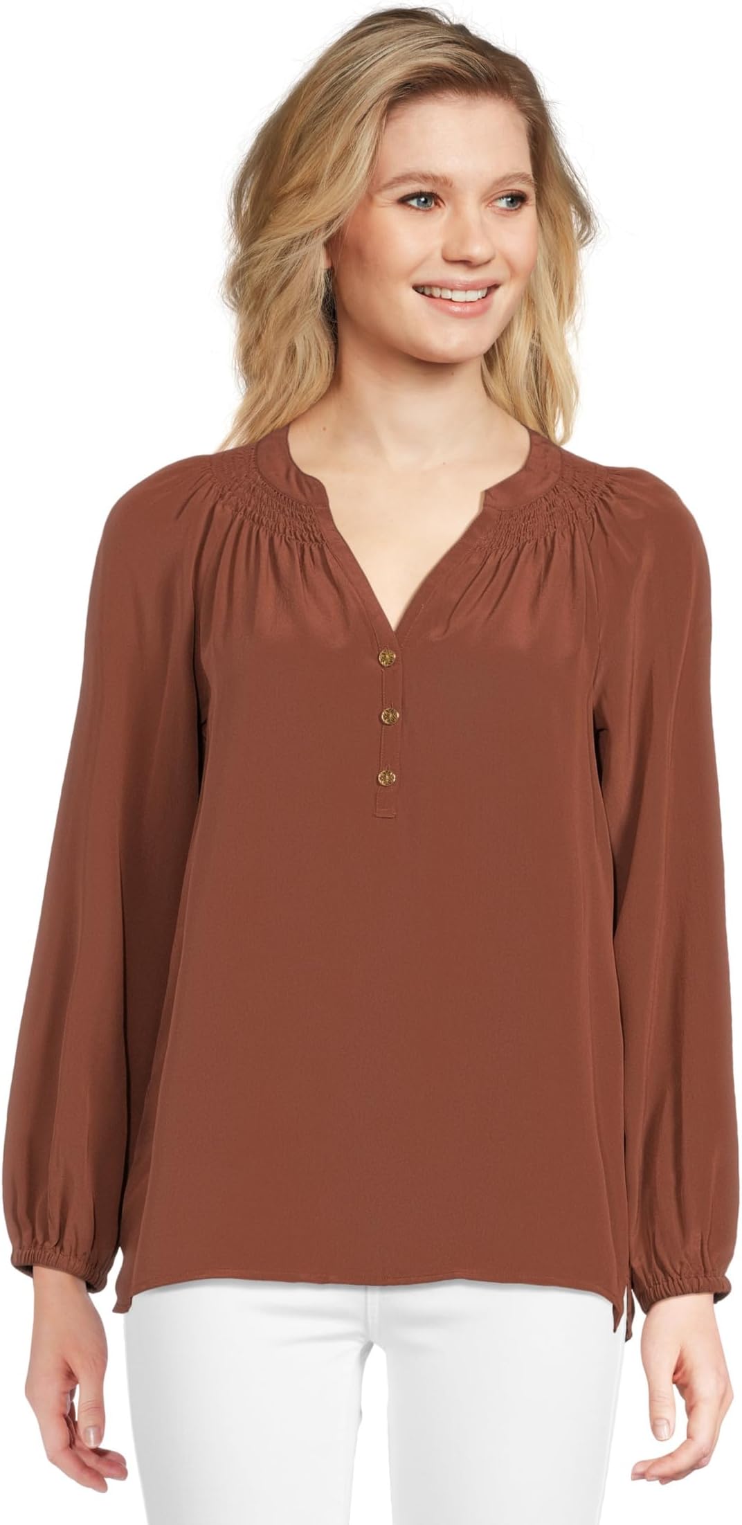 

Топ Lilly Pulitzer Elsa Top, цвет French Roast