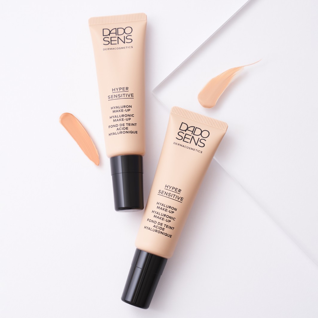 Тени для век hypersensitive hyaluron Dado Sens Dermacosmetics, beige, объем 30 мл — фото 4