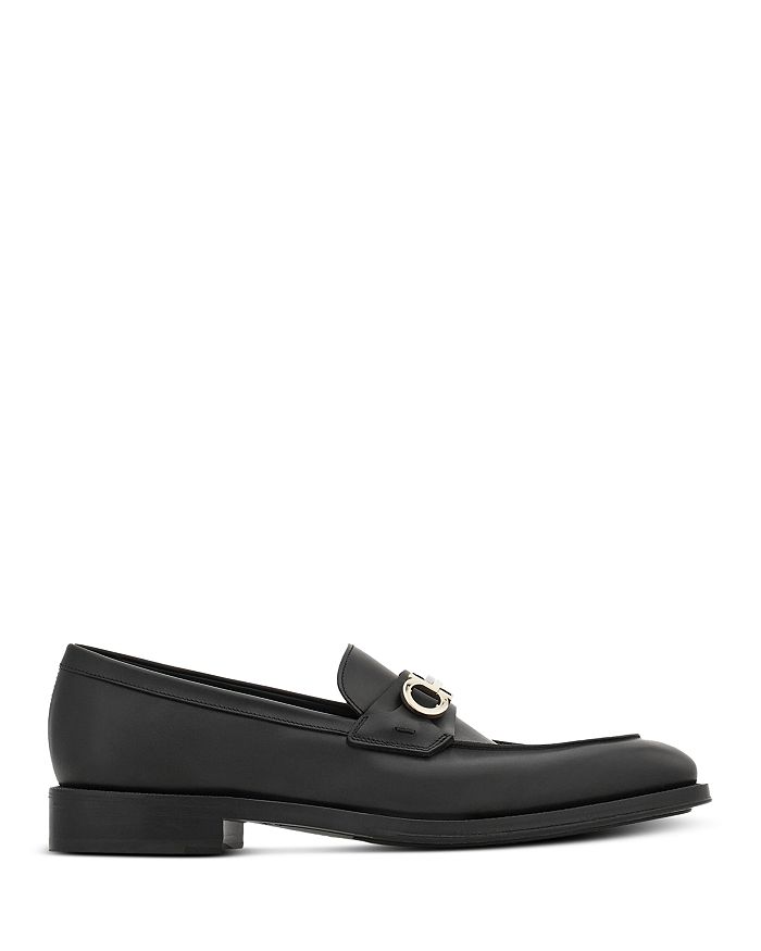 

Мужские мокасины Benedict с орнаментом Gancini Ferragamo, черный