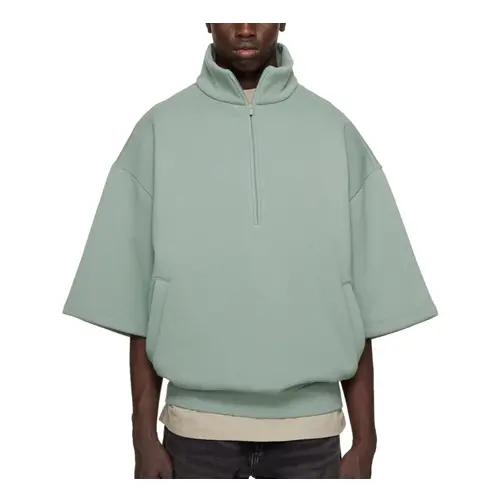 

Толстовка Fear of God Essentials SS23 3/4 Half-Zip Sweatshirt 'Sycamore' 192BT224311F, синий