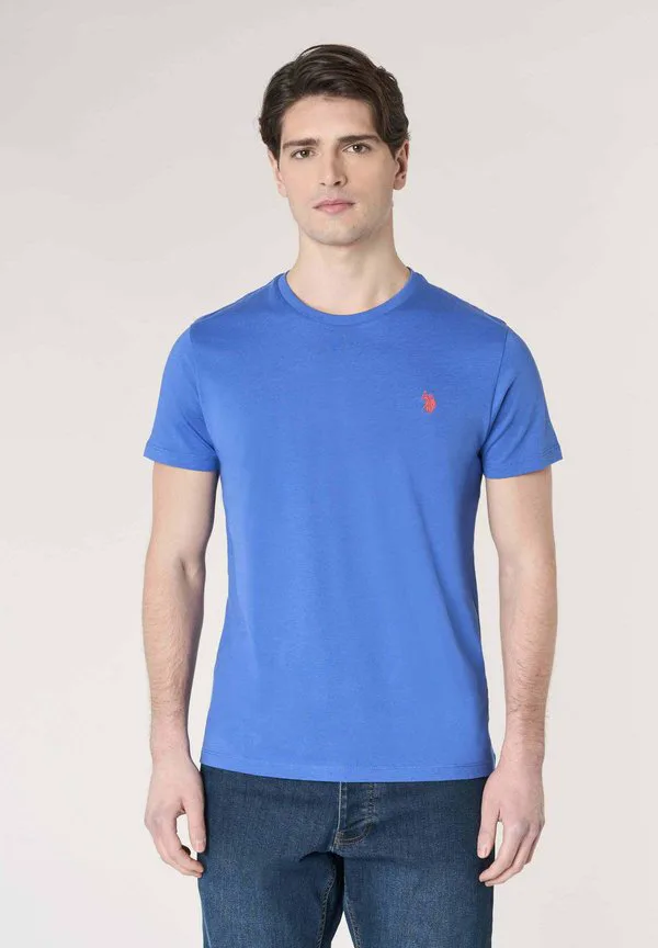 Простая футболка с круглым вырезом U.S. Polo Assn., Blu
