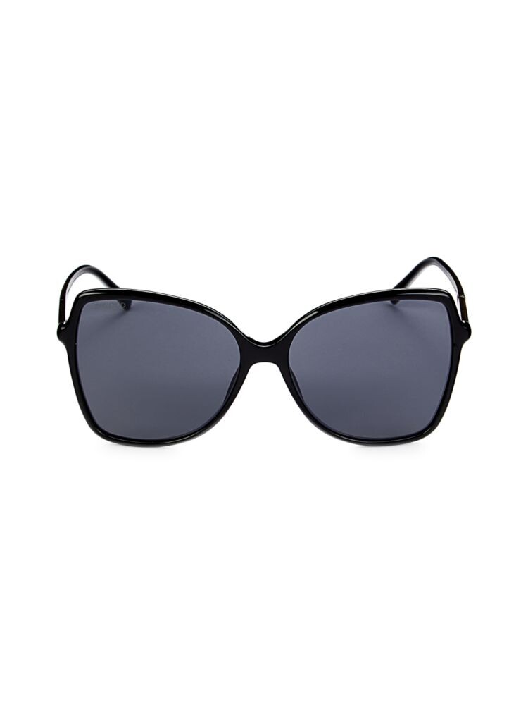 

Солнцезащитные очки Fedes «кошачий глаз» 59MM Jimmy Choo, черный