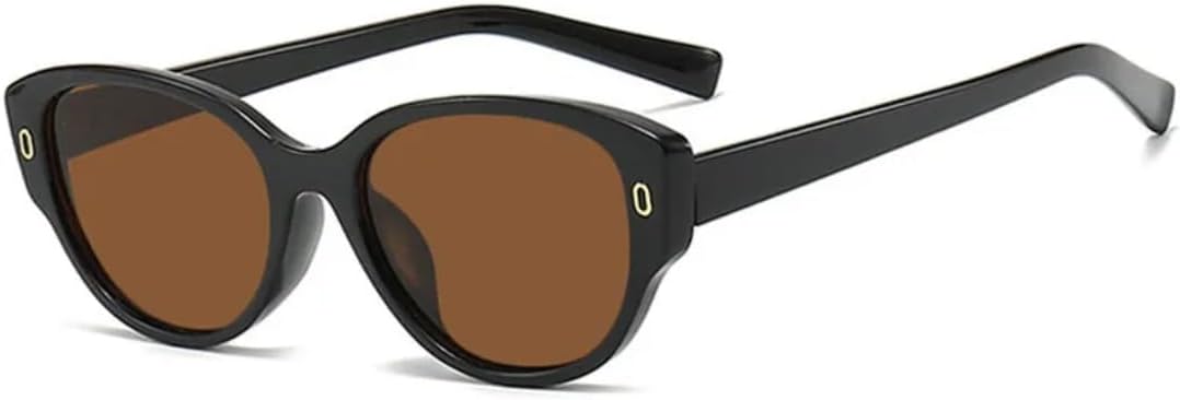 

Солнцезащитные очки с защитой UV400 | «Кошачий глаз», легкая оправа, цветные линзы | для женщин и мужчин, для занятий спортом на открытом воздухе и вождения DSVIGF, Black Brown