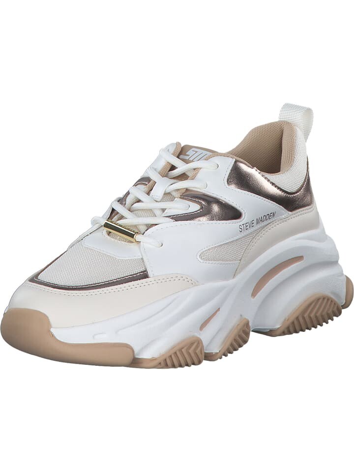 

Элегантные туфли на шнуровке Steve Madden, цвет creme rose gold