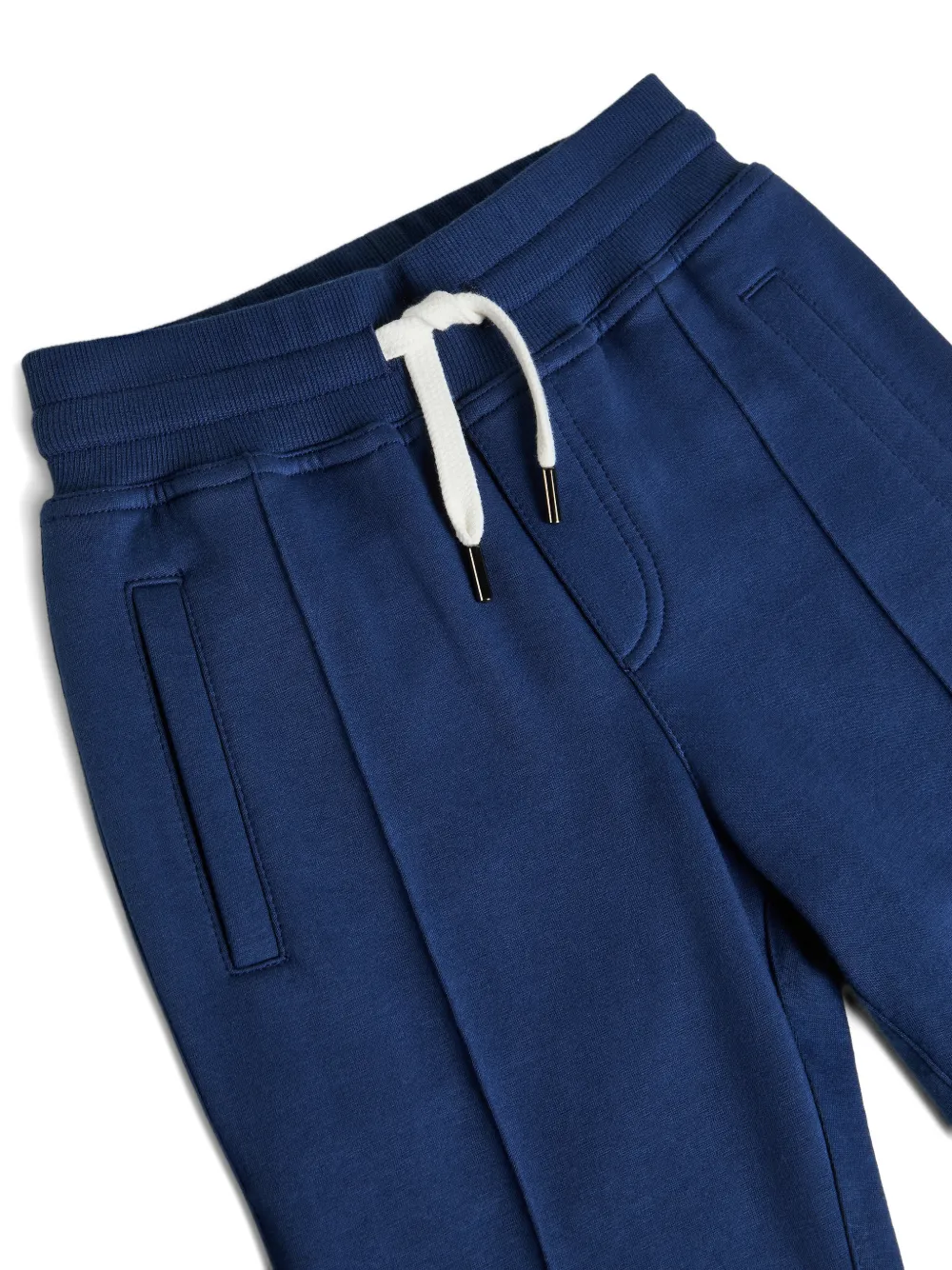 Спортивные брюки с кулиской Brunello Cucinelli Kids, синий — фото 3