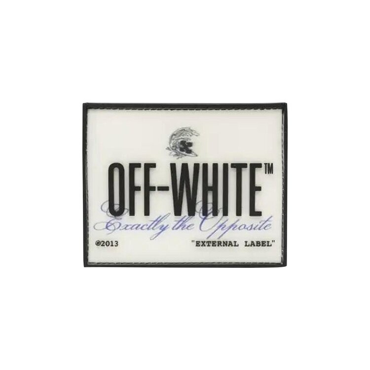 

Картхолдер Off-White Logo Patch Card Case, цвет Black/Multicolor
