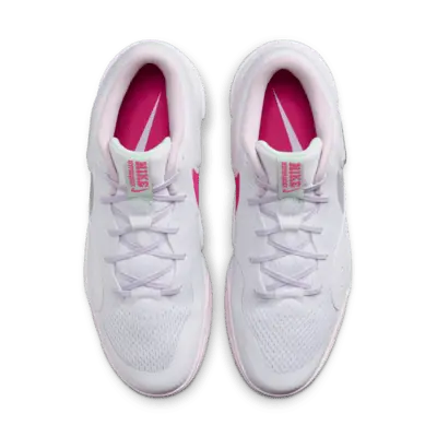 Кроссовки Nike Hyperquick SE Volleyball Shoes, цвет White/Violet Mist/Mint Foam/Pink Foam — фото 4