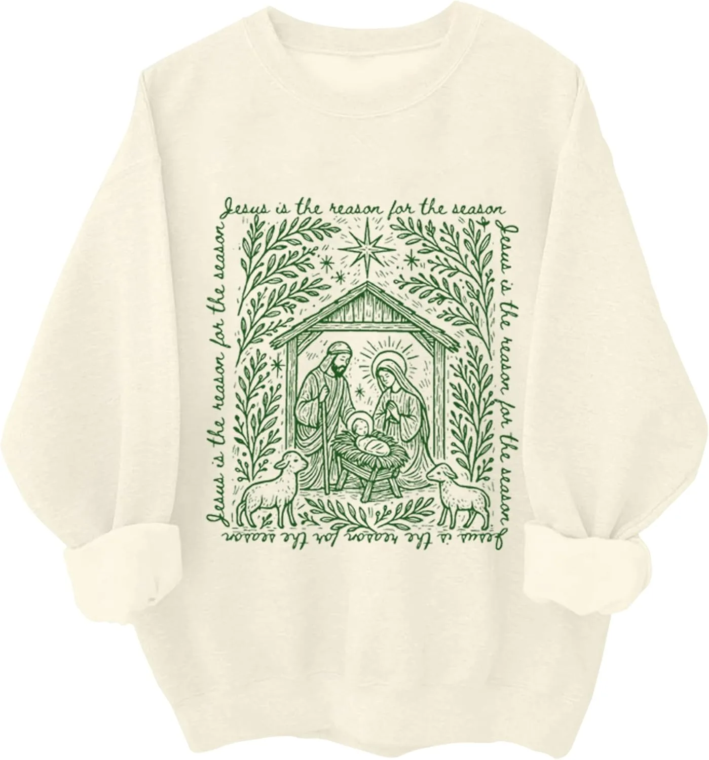 

Толстовка Christian Christmas Jesus Is The Reason For The Season Kzggs