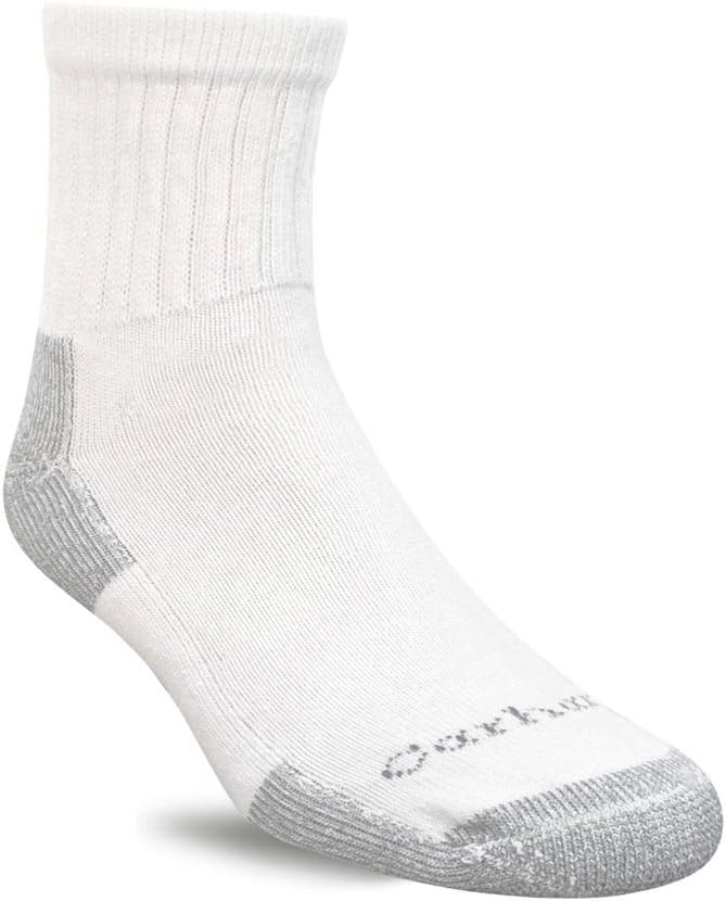 

Носки рабочие Carhartt Cotton Quarter, 3 пары, Carhartt White