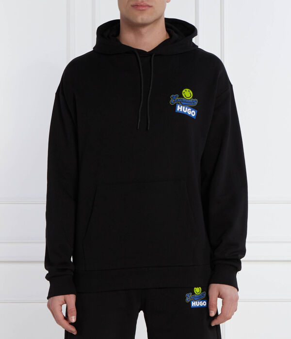 

Свитер неррайн Regular fit Hugo Blue, черный